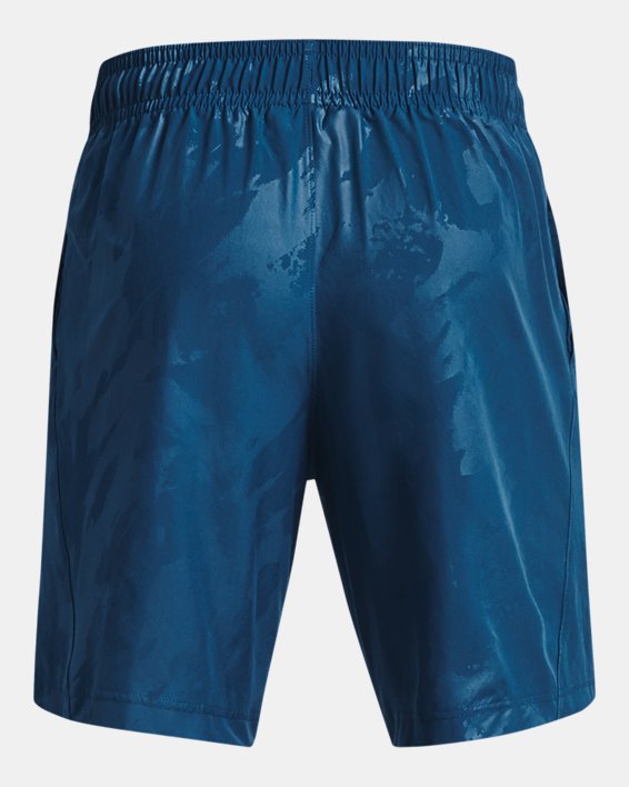 Men's UA Woven Emboss Shorts, Blue, pdpMainDesktop image number 6